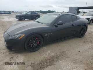 2017 Maserati GranTurismo Sport with VIN ZAM45VLAXH0203618, listed as a Copart auction lot 63685225 with 46,251 mi miles and Salvage title. Bid and sale history available at DreamBid. Image 1.
