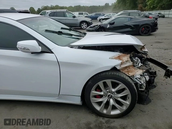 2015 Hyundai Genesis Coupe 3.8L Base z VIN KMHHT6KJ6FU125651, wystawiony jako Copart lot #72545964 z przebiegiem Nie podano mil oraz Szkody całkowita. Historia ofert i sprzedaży dostępna na DreamBid. Obrazek 11.