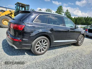 2018 Audi Q7 Premium Plus with VIN WA1LHAF71JD018852, listed as a Copart auction lot 60779375 with 84,760 mi miles and Salvage title. Bid and sale history available at DreamBid. Image 3.