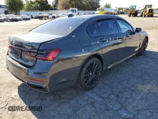 2020 BMW 7 Series 740i with VIN WBA7T2C00LCD39163, listed as a Copart auction lot 67325212 with 0 mi miles. Bid and sale history available at carsss.com. Image 3.
