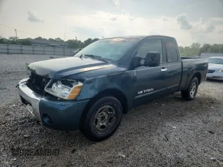 2005 Nissan Titan XE z VIN 1N6BA06A85N575220, wystawiony jako Copart lot #60440925 z przebiegiem 262 264 mil mil oraz Szkoda całkowita • Salvage title. Historia ofert i sprzedaży dostępna na DreamBid. Obrazek 1.