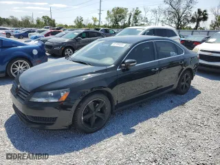 2013 Volkswagen Passat SE w/Sunroof with VIN 1VWBH7A3XDC136009, listed as a Copart auction lot 52709495 with 148,565 mi miles and Non Repairable. Bid and sale history available at carsss.com. Image 1.