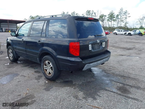 2004 Honda Pilot EX with VIN 5FNYF18514B001334, listed as a IAAI auction lot 41754663 with 208,514 mi miles. Bid and sale history available at carsss.com. Image 3.