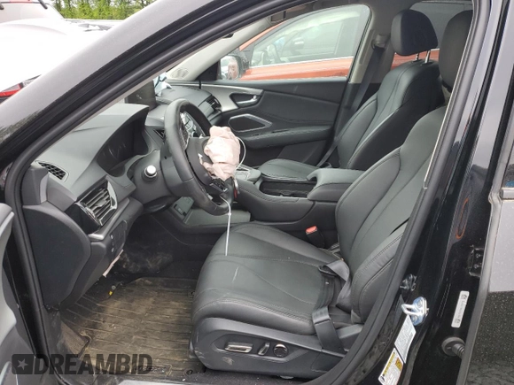 2023 Acura RDX with VIN 5J8TC2H34PL025010, listed as a Copart auction lot 52358434 with 0 mi miles and Salvage Title. Bid and sale history available at carsss.com. Image 7.