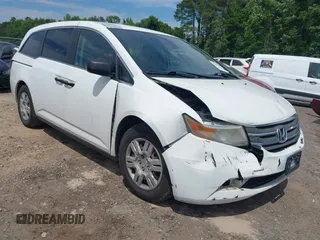 2012 Honda Odyssey LX z VIN 5FNRL5H28CB096385, wystawiony jako IAAI lot #42304664 z przebiegiem 105 010 mil mil oraz . Historia ofert i sprzedaży dostępna na DreamBid. Obrazek 1.