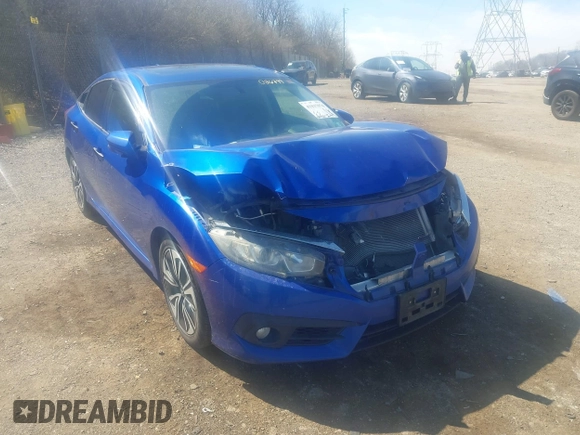 2016 Honda Civic Sedan EX-T with VIN 19XFC1F30GE026799, listed as a IAAI auction lot 41837076 with 127,421 mi miles. Bid and sale history available at carsss.com. Image 6.