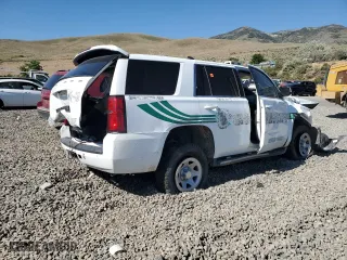 2019 Chevrolet Tahoe Commercial with VIN 1GNSKFEC2KR293639, listed as a Copart auction lot 59109694 with 0 mi miles and Salvage Title. Bid and sale history available at carsss.com. Image 3.