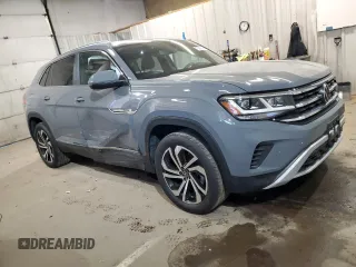 2022 Volkswagen Atlas SEL with VIN 1V2BE2CA6NC211539, listed as a Copart auction lot 79529644 with 27,340 mi miles and Salvage title. Bid and sale history available at DreamBid. Image 4.