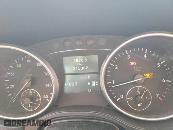 2009 Mercedes-Benz M 350 with VIN 4JGBB86E99A529602, listed as a Copart auction lot 52436885 with 315,302 mi miles and Salvage Title. Bid and sale history available at DreamBid. Image 9.