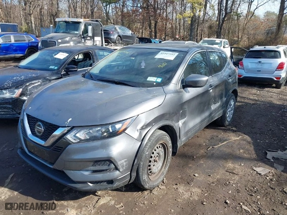 2020 Nissan Rogue Sport S with VIN JN1BJ1CW0LW646879, listed as a IAAI auction lot 41447592 with 42,989 mi miles. Bid and sale history available at carsss.com. Image 6.