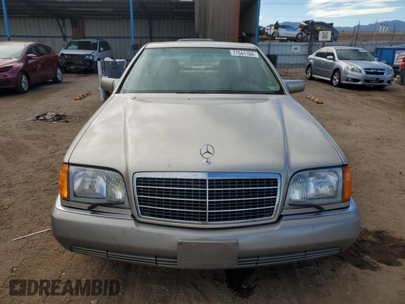 1994 Mercedes-Benz S with VIN WDBGA51E0RA172358, listed as a Copart auction lot 77541104 with 237,028 mi miles and Clean Title. Bid and sale history available at DreamBid. Image 5.