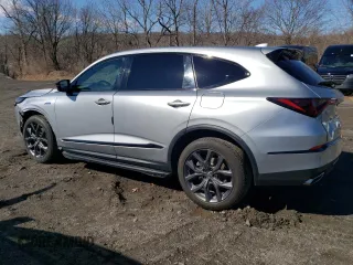 2024 Acura MDX w/A-Spec Package with VIN 5J8YE1H02RL000044, listed as a Copart auction lot 47422535 with 11,038 mi miles and Salvage Title. Bid and sale history available at carsss.com. Image 2.