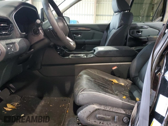 2025 Honda Pilot Elite with VIN 5FNYG1H89SB073869, listed as a Copart auction lot 87856445 with 2,966 mi miles and Salvage Title. Bid and sale history available at DreamBid. Image 7.