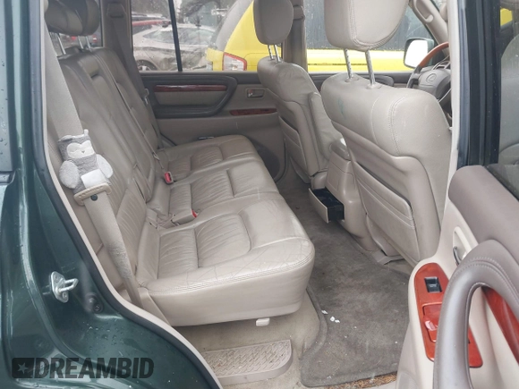 2000 Lexus LX with VIN JT6HT00W3Y0124104, listed as a IAAI auction lot 41493749 with 253,161 mi miles. Bid and sale history available at carsss.com. Image 8.