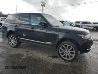 2016 Land Rover Range Rover HSE with VIN SALGS2KF5GA252877, listed as a Copart auction lot 58972055 with 47,855 mi miles and Clean title. Bid and sale history available at DreamBid. Image 4.