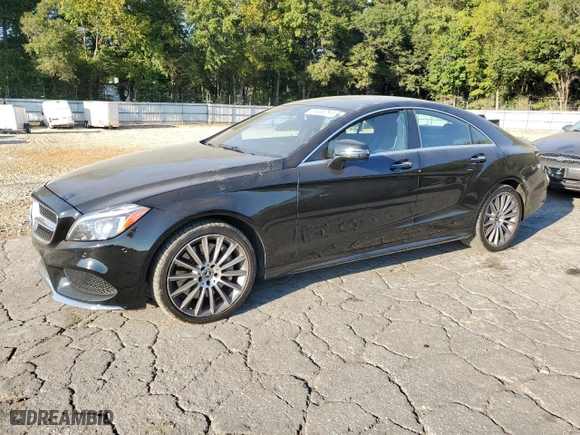 2018 Mercedes-Benz CLS-Class CLS 550 with VIN WDDLJ7DB7JA206559, listed as a Copart auction lot 74939284 with 79,481 mi miles and Salvage Title. Bid and sale history available at carsss.com. Image 1.