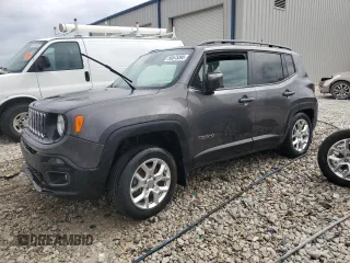 2018 Jeep Renegade Latitude z VIN ZACCJBBB9JPG99726, wystawiony jako Copart lot #50573395 z przebiegiem 95 443 mil mil oraz Czysty tytuł • Clean title. Historia ofert i sprzedaży dostępna na DreamBid. Obrazek 1.