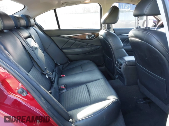 2014 Infiniti Q50 Sport with VIN JN1BV7AR5EM690783, listed as a IAAI auction lot 41024574 with 79,813 mi miles and . Bid and sale history available at DreamBid. Image 8.