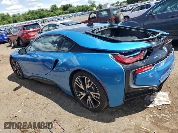 2016 BMW i8 z VIN WBY2Z2C55GV675162, wystawiony jako Copart lot #60817764 z przebiegiem 32 718 mil mil oraz Szkoda całkowita • Salvage title. Historia ofert i sprzedaży dostępna na DreamBid. Obrazek 2.