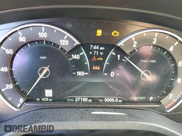 2019 BMW X4 xDrive30i z VIN 5UXUJ3C57KLG52592, wystawiony jako Copart lot #56776285 z przebiegiem 27 160 mil mil oraz Szkoda całkowita • Salvage title. Historia ofert i sprzedaży dostępna na DreamBid. Obrazek 9.