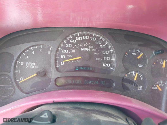 2004 Chevrolet Tahoe LT with VIN 1GNEC13ZX4R234118, listed as a IAAI auction lot 41840881 with 360,534 mi miles. Bid and sale history available at carsss.com. Image 7.
