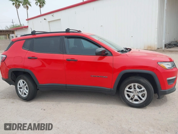 2017 Jeep Compass Sport with VIN 3C4NJDABXHT642198, listed as a IAAI auction lot 42385002 with 82,626 mi miles and . Bid and sale history available at DreamBid. Image 12.
