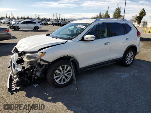 2017 Nissan Rogue SV with VIN KNMAT2MT5HP514280, listed as a Copart auction lot 47095455 with 144,396 mi miles and Salvage title. Bid and sale history available at DreamBid. Image 1.