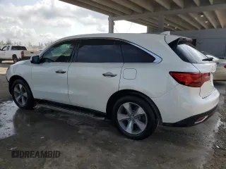 2015 Acura MDX with VIN 5FRYD3H24FB002017, listed as a Copart auction lot 57787255 with 138,046 mi miles and Salvage title. Bid and sale history available at DreamBid. Image 2.