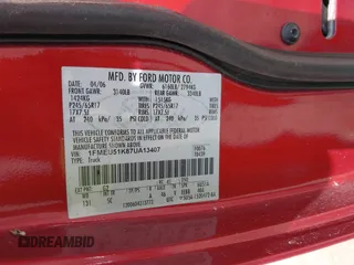 2007 Ford Explorer Sport Trac XLT with VIN 1FMEU51K87UA13407, listed as a IAAI auction lot 42639449 with 204,916 mi miles and . Bid and sale history available at DreamBid. Image 9.