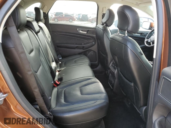 2017 Ford Edge Titanium with VIN 2FMPK4K97HBC12279, listed as a Copart auction lot 49609275 with 87,333 mi miles and Salvage Title. Bid and sale history available at carsss.com. Image 10.
