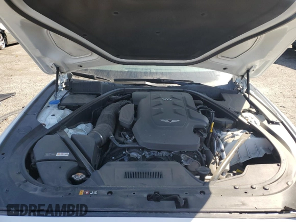 2020 Genesis G80 3.8L with VIN KMTFN4JE6LU337140, listed as a Copart auction lot 72783574 with 36,225 mi miles and Salvage Title. Bid and sale history available at carsss.com. Image 11.