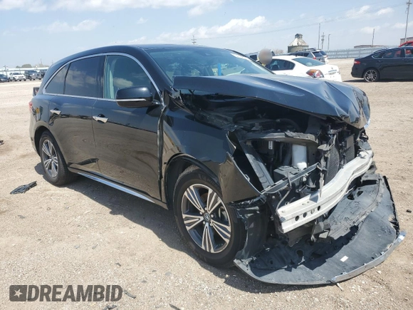 2017 Acura MDX with VIN 5FRYD4H3XHB020667, listed as a Copart auction lot 54732075 with 91,978 mi miles and Salvage title. Bid and sale history available at DreamBid. Image 4.
