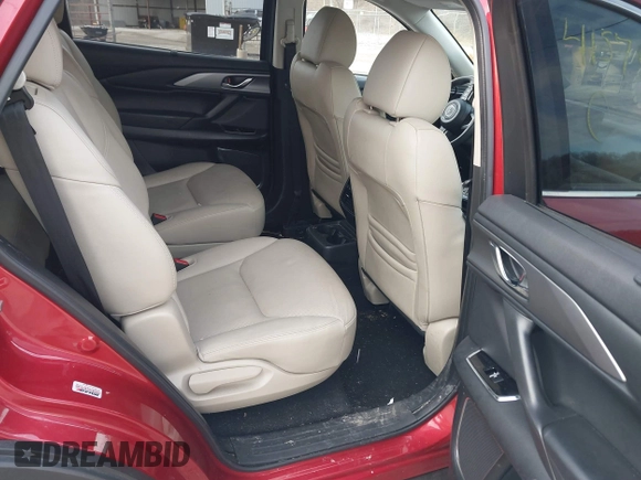2021 Mazda CX-9 Touring with VIN JM3TCBCY8M0512104, listed as a IAAI auction lot 41579908 with 44,555 mi miles. Bid and sale history available at carsss.com. Image 8.