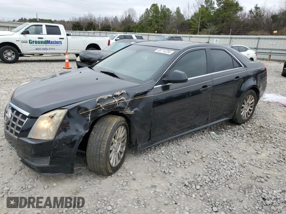 2012 Cadillac CTS Luxury with VIN 1G6DE5E5XC0105219, listed as a Copart auction lot 86114254 with 184,484 mi miles and Salvage title. Bid and sale history available at DreamBid. Image 1.