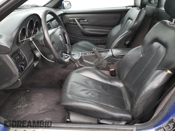 1998 Mercedes-Benz SLK 230/320 with VIN WDBKK47F9WF079564, listed as a Copart auction lot 71497654 with 226,380 mi miles and Salvage Title. Bid and sale history available at DreamBid. Image 7.