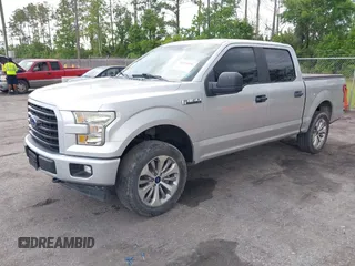 2017 Ford F-150 XL with VIN 1FTEW1EP3HFC11699, listed as a IAAI auction lot 42450046 with 106,664 mi miles and . Bid and sale history available at DreamBid. Image 2.