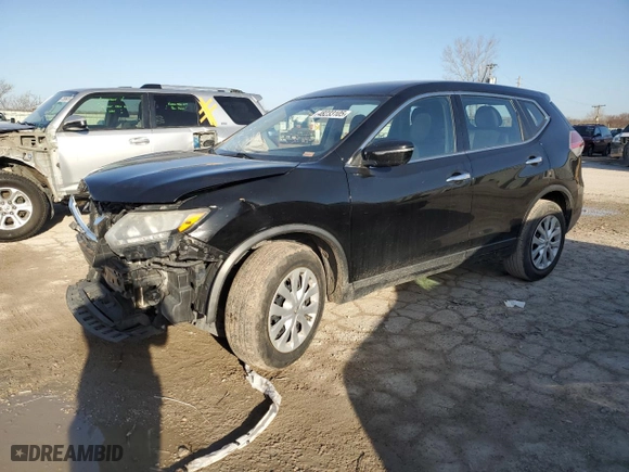 2015 Nissan Rogue S with VIN KNMAT2MV8FP534084, listed as a Copart auction lot 48233105 with 174,430 mi miles and Salvage Title. Bid and sale history available at carsss.com. Image 1.
