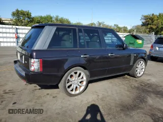 2010 Land Rover Range Rover HSE z VIN SALME1D48AA317504, wystawiony jako Copart lot #86007894 z przebiegiem 116 775 mil mil oraz Czysty tytuł • Clean title. Historia ofert i sprzedaży dostępna na DreamBid. Obrazek 3.