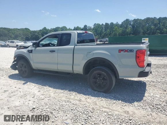 2023 Ford Ranger XL with VIN 1FTER1EH7PLE21058, listed as a Copart auction lot 57785475 with 36,881 mi miles and Salvage title. Bid and sale history available at DreamBid. Image 2.