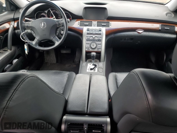 2006 Acura RL with VIN JH4KB16576C003138, listed as a Copart auction lot 52933995 with 176,906 mi miles and Salvage Title. Bid and sale history available at DreamBid. Image 8.