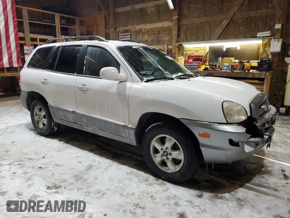 2006 Hyundai Santa Fe GLS with VIN KM8SC73D56U069948, listed as a Copart auction lot 44194725 with 155,194 mi miles and Clean Title. Bid and sale history available at carsss.com. Image 4.