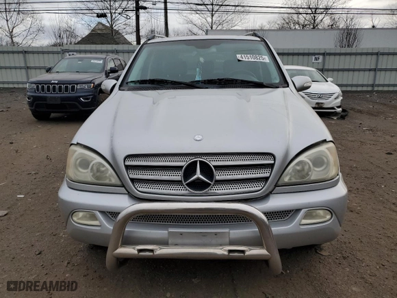 2005 Mercedes-Benz M-Class 5.0L with VIN 4JGAB75E65A532359, listed as a Copart auction lot 41510825 with 139,916 mi miles and Salvage Title. Bid and sale history available at carsss.com. Image 5.