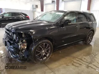 2017 Dodge Durango R/T with VIN 1C4SDJCT1HC917693, listed as a Copart auction lot 51697845 with 159,866 mi miles and Salvage Title. Bid and sale history available at carsss.com. Image 1.