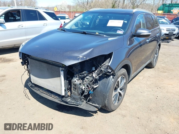 2018 Kia Sorento EX with VIN 5XYPHDA57JG388378, listed as a IAAI auction lot 41977584 with 121,482 mi miles and . Bid and sale history available at carsss.com. Image 6.