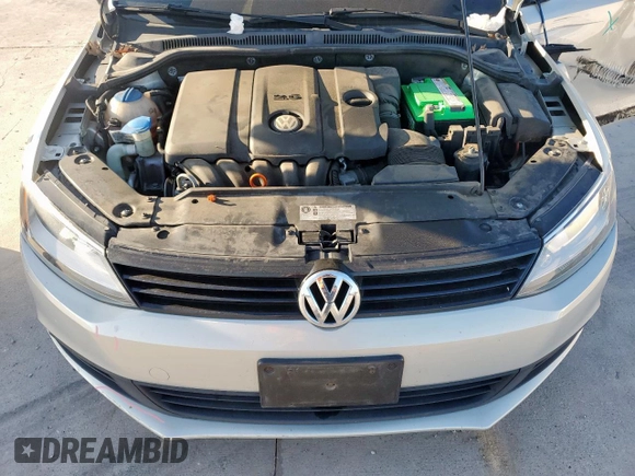 2012 Volkswagen Jetta SE with VIN 3VWDX7AJXCM341336, listed as a Copart auction lot 62117055 with 110,492 mi miles and Salvage title. Bid and sale history available at DreamBid. Image 11.