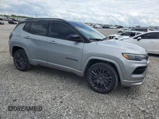 2022 Jeep Compass High Altitude with VIN 3C4NJDCB6NT104462, listed as a Copart auction lot 58745635 with 17,366 mi miles and Salvage title. Bid and sale history available at DreamBid. Image 4.