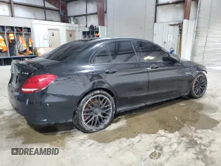 2017 Mercedes-Benz C 63 AMG with VIN 55SWF8GB8HU209805, listed as a Copart auction lot 59524155 with Not provided miles and Clean title. Bid and sale history available at DreamBid. Image 3.