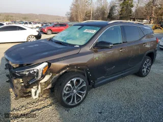 2019 GMC Terrain SLT with VIN 3GKALPEX1KL348619, listed as a Copart auction lot 48853745 with 69,182 mi miles and Salvage Title. Bid and sale history available at carsss.com. Image 1.