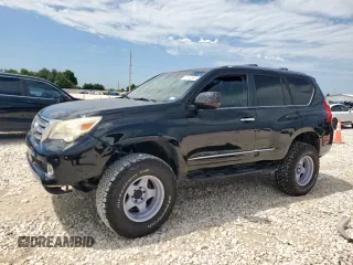 2011 Lexus GX 460 Premium with VIN JTJJM7FX0B5023674, listed as a Copart auction lot 60192595 with 168,681 mi miles and Salvage title. Bid and sale history available at DreamBid. Image 1.