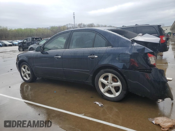2006 Hyundai Sonata GLS with VIN 5NPEU46F56H016834, listed as a Copart auction lot 51852405 with 154,281 mi miles and Salvage Title. Bid and sale history available at DreamBid. Image 2.